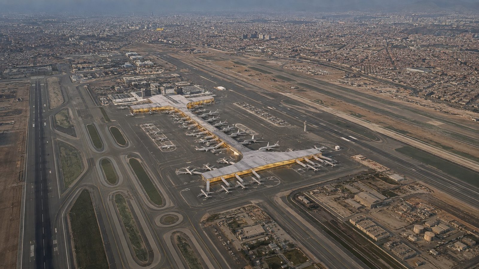 Jorge Chávez International Airport, Lima, Peru: transport & infrastructure project, view 1