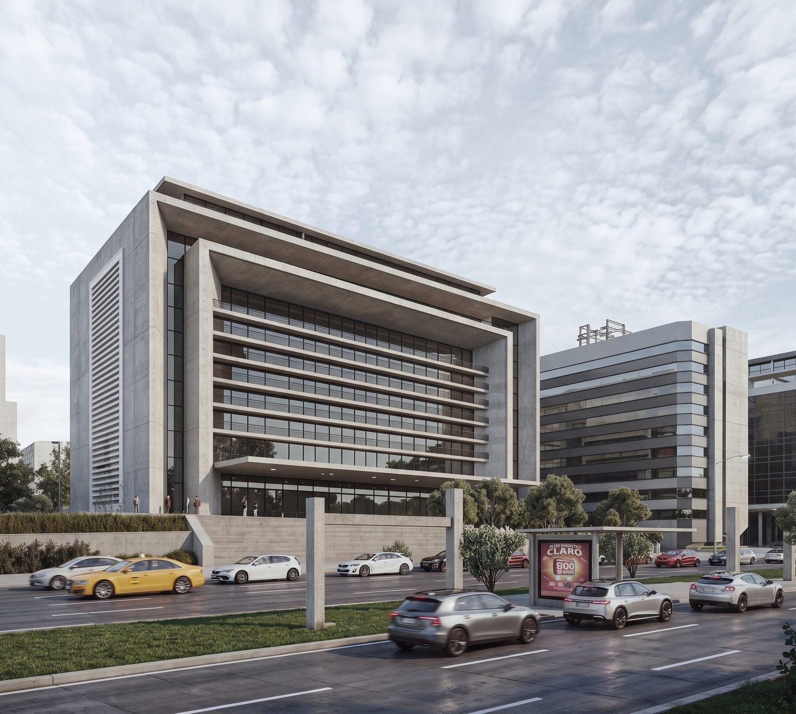 Chamber of Commerce Building, Bogotá, Colombia: commercial offices project, view 1