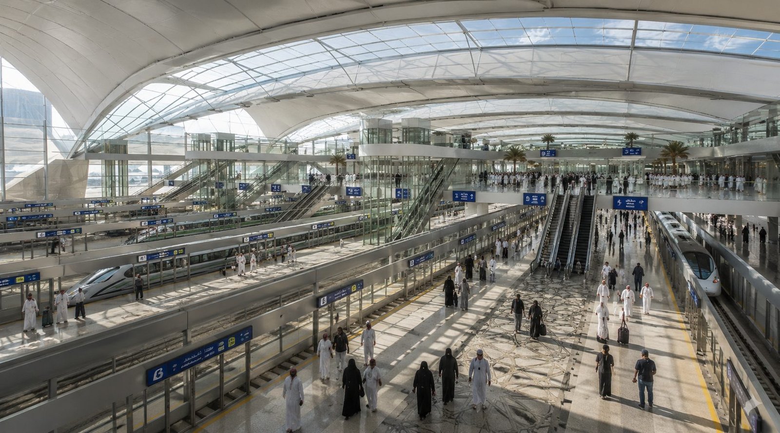 Haramain Train Stations, Jeddah, Saudi Arabia: transport & infrastructure project, Atkins, view 1