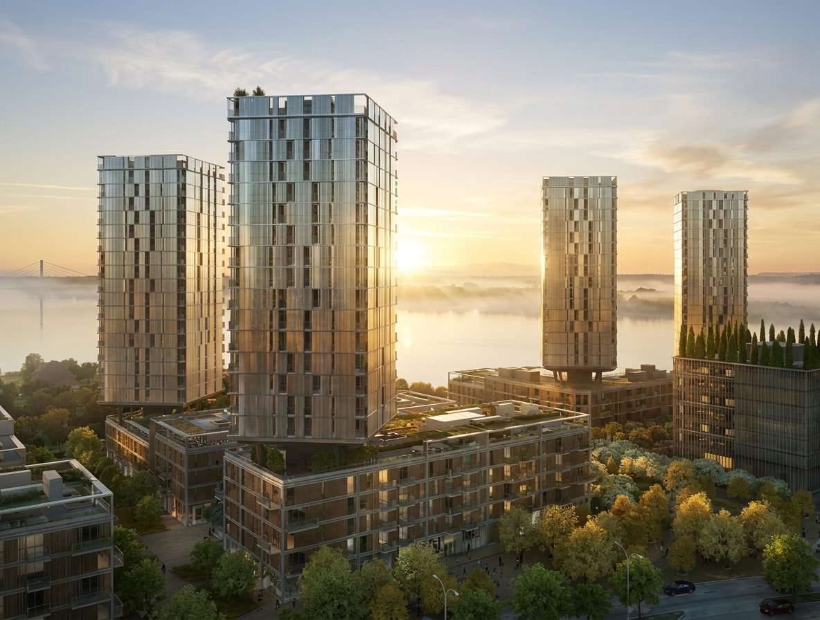 Rosario Residential Masterplan, Rosario, Argentina: masterplanning project, Foster + Partners, view 1