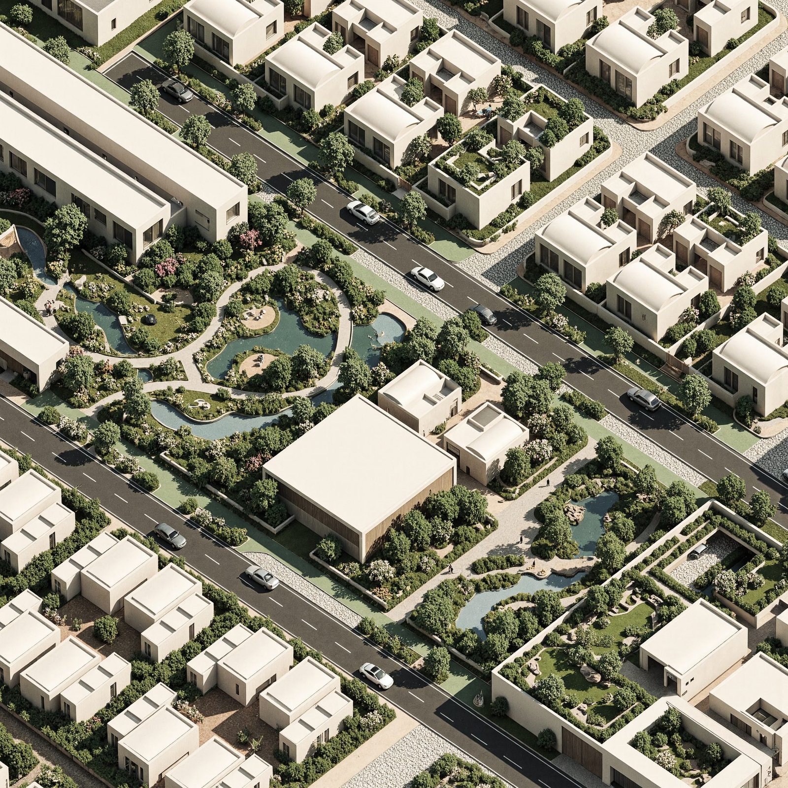 ADA Masterplan, Riyadh, Saudi Arabia: masterplanning project, view 1