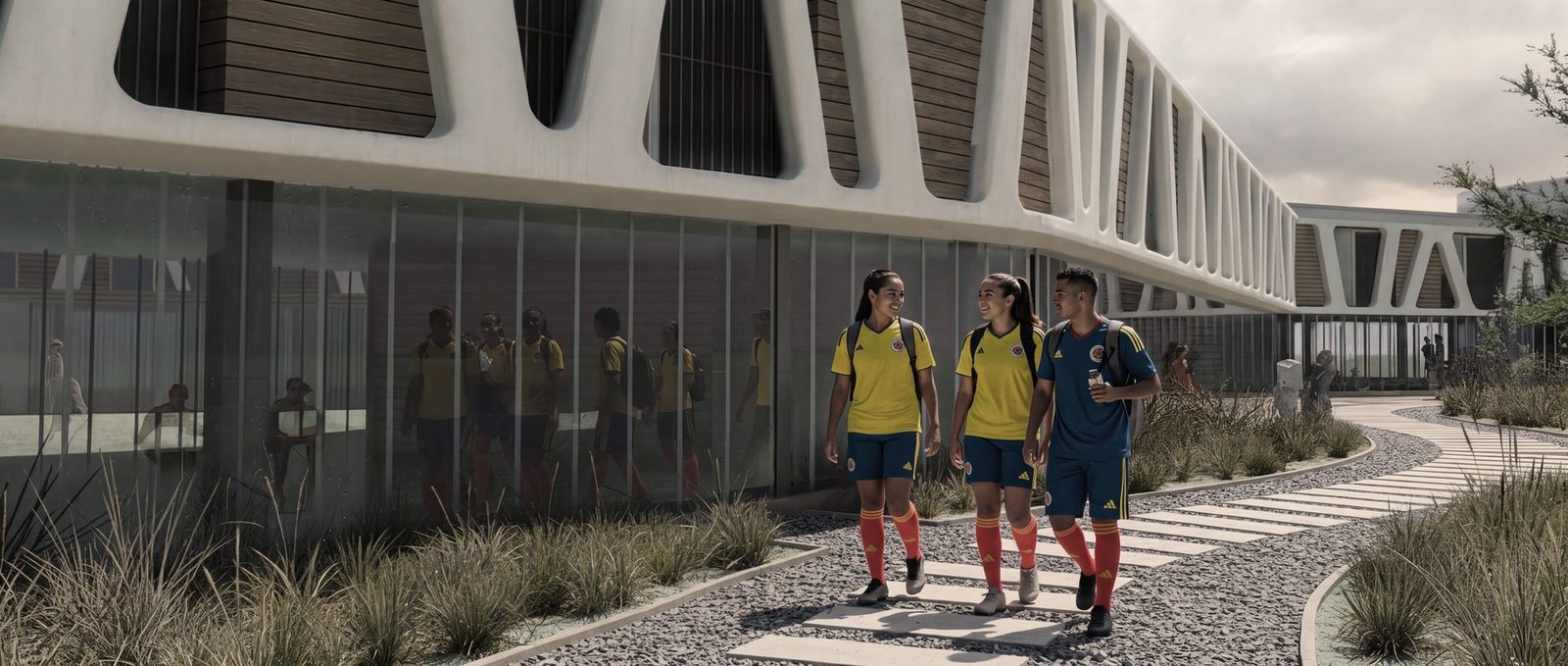 National Football Team High Performance Centre, Bogotá, Colombia: sports project, view 1