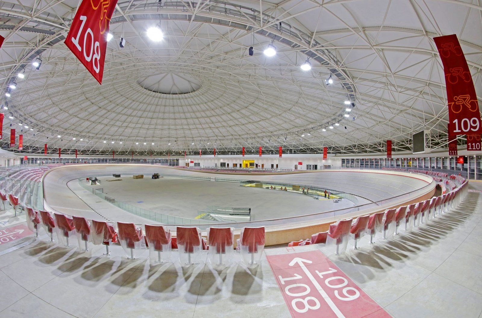 Velodrome, Lima, Peru: sports project, view 1